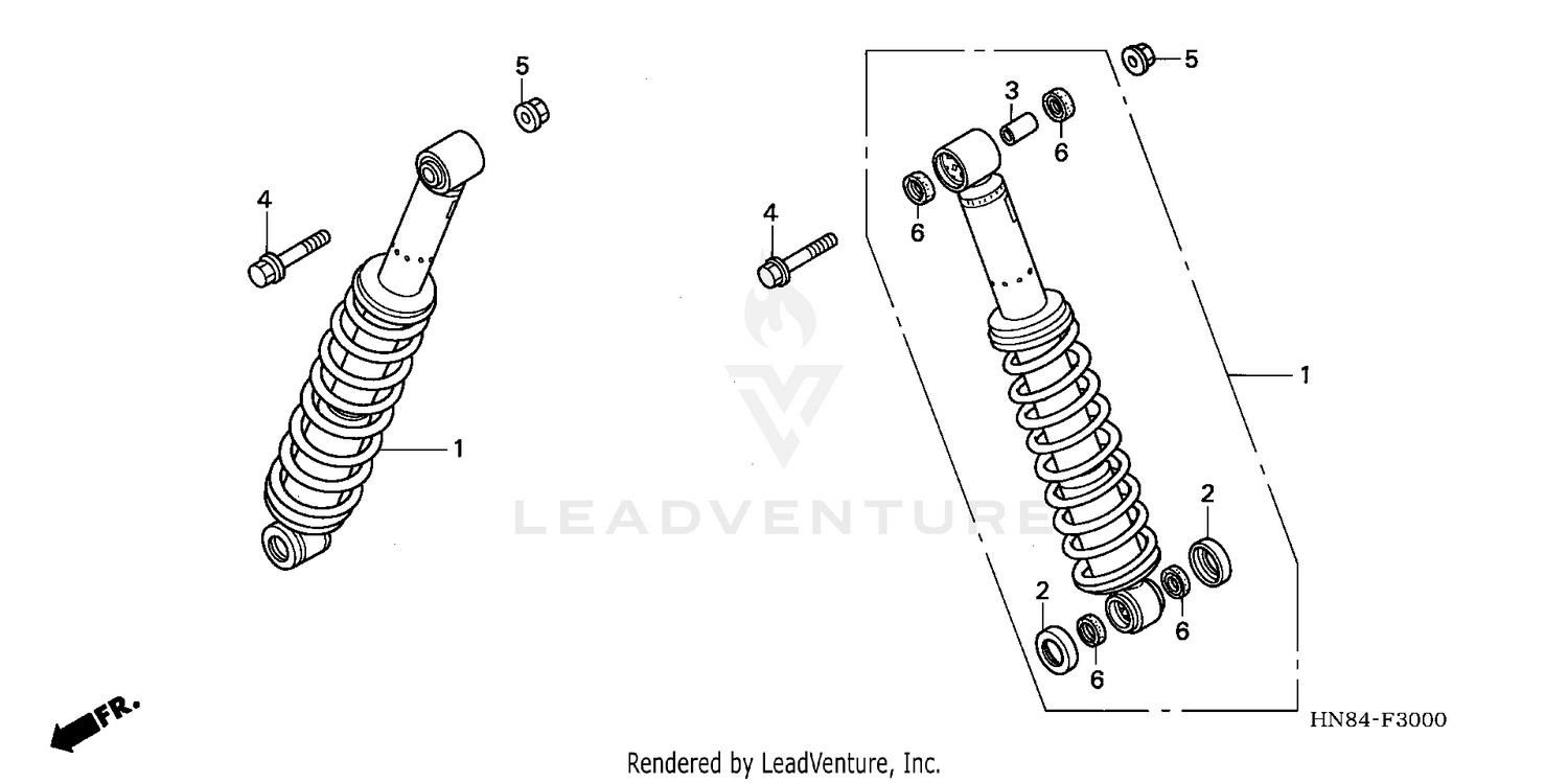REAR SHOCK ABSORBER