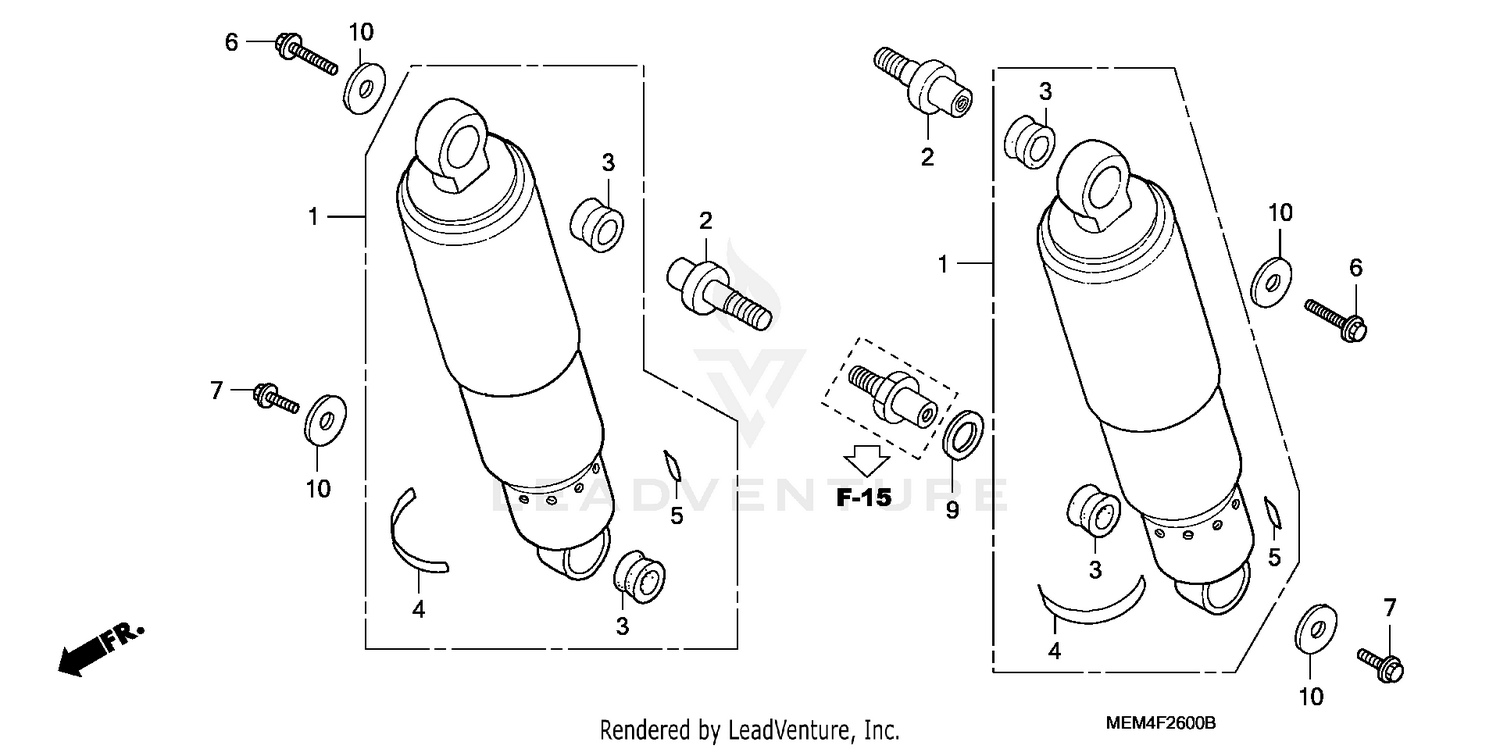 REAR SHOCK ABSORBER