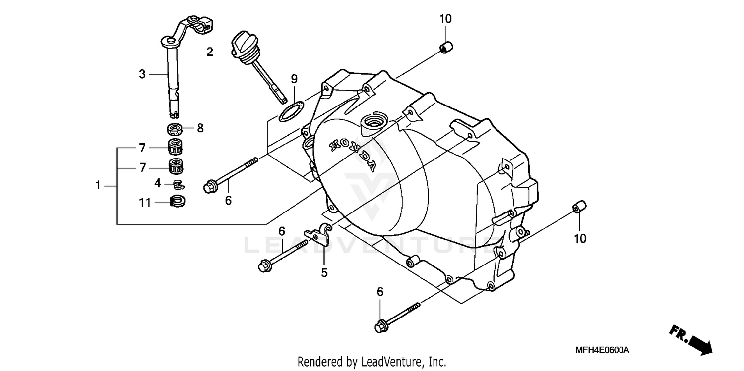 RIGHT CRANKCASE COVER
