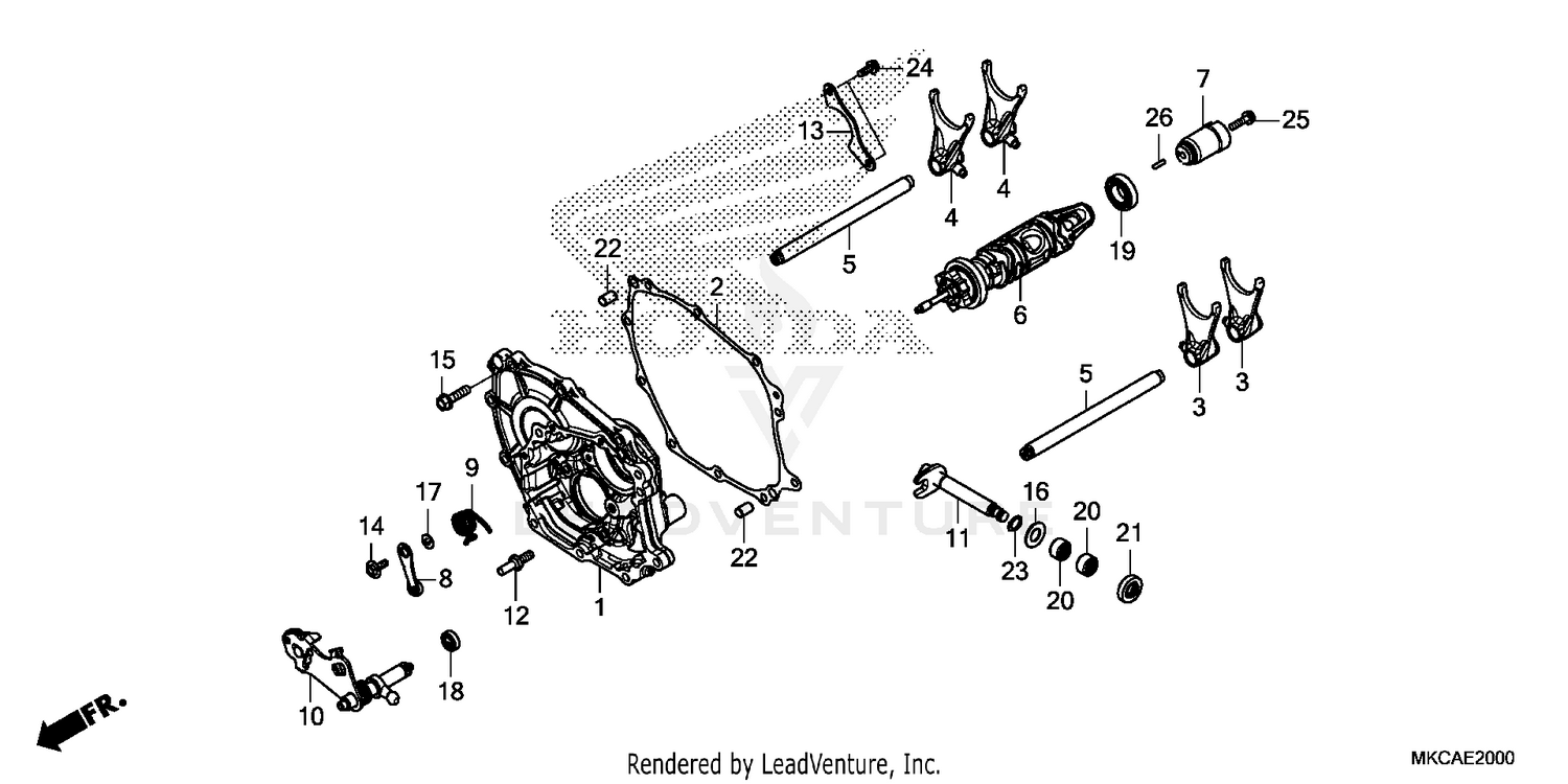 SHIFT DRUM@SHIFT FORK