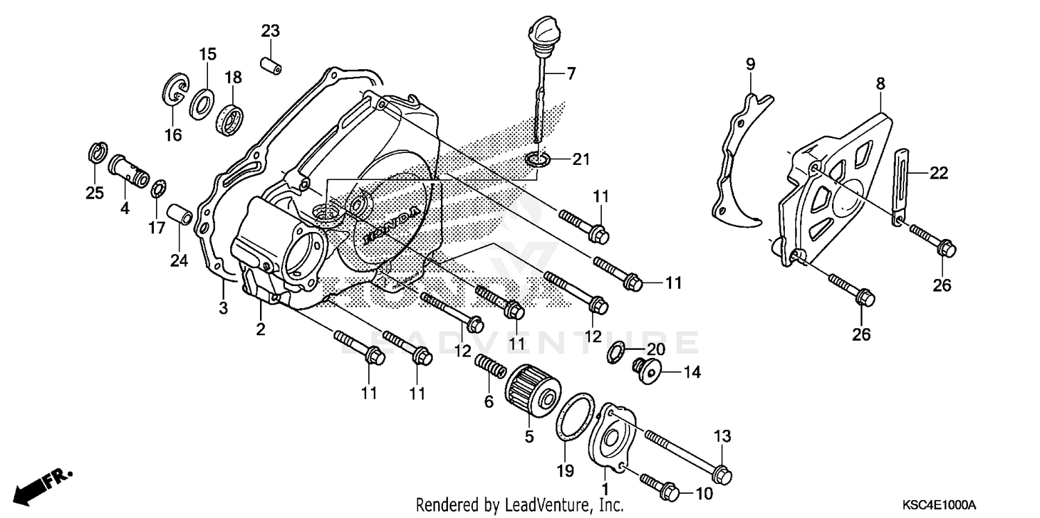 LEFT CRANKCASE COVER
