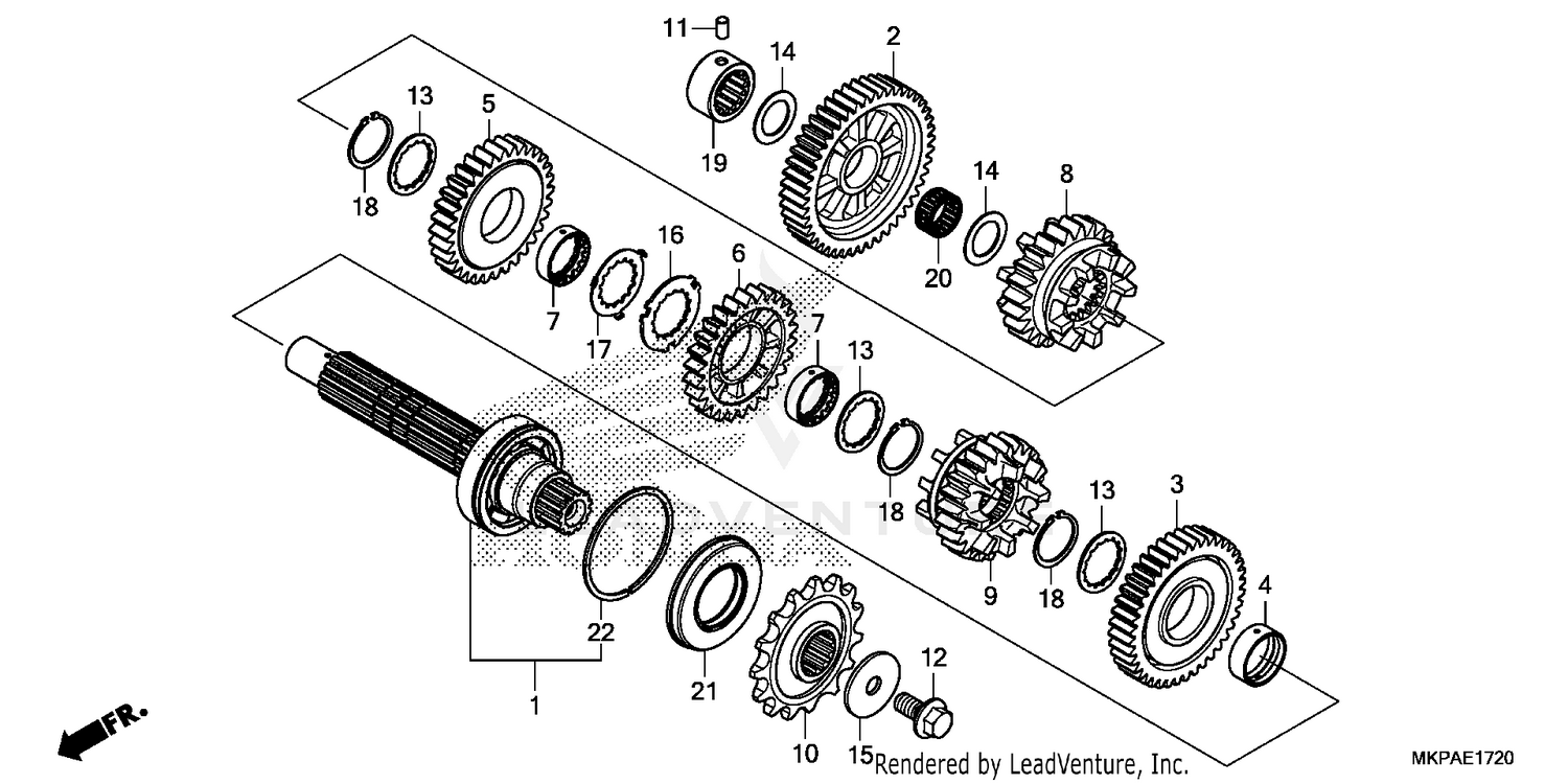 TRANSMISSION             (COUNTERSHAFT)