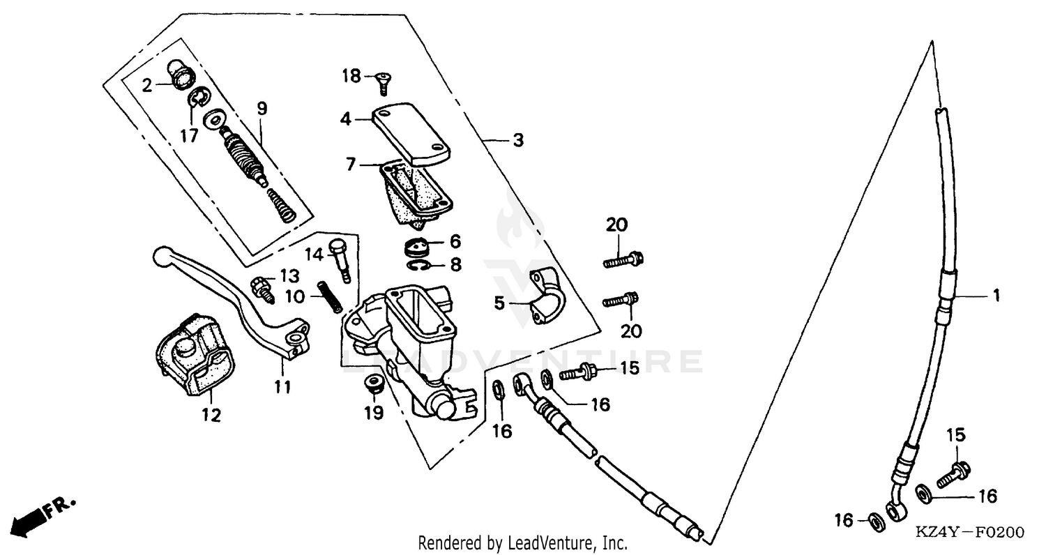 FRONT BRAKE MASTER CYLINDER
