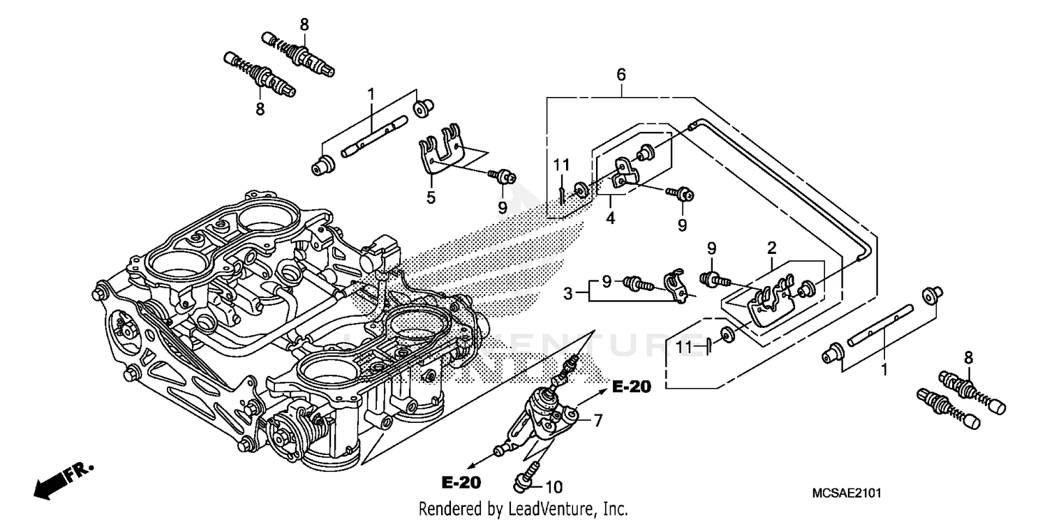 THROTTLE BODY (COMPONENT PARTS)