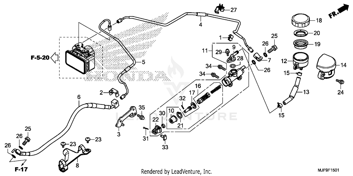 REAR BRAKE MASTER        CYLINDER (2)