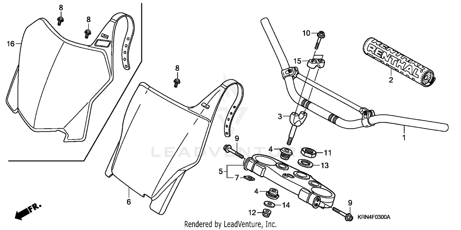 HANDLEBAR + TOP BRIDGE