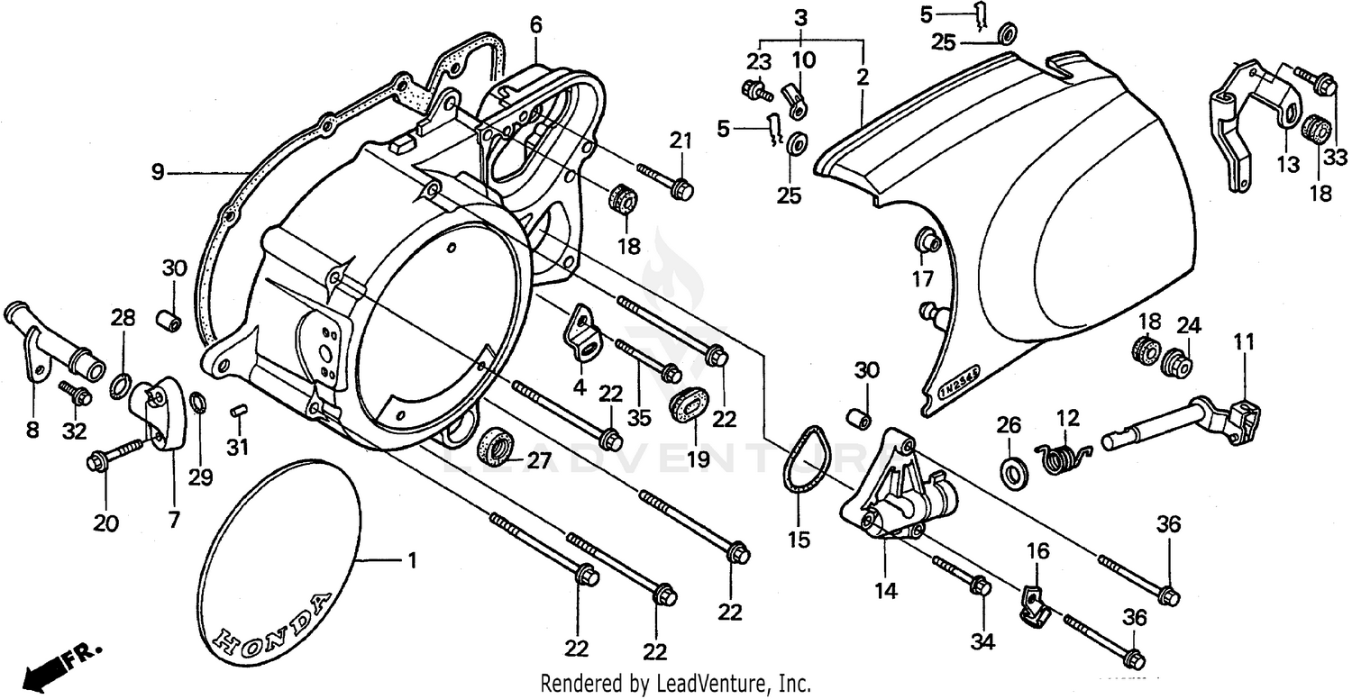 LEFT CRANKCASE COVER