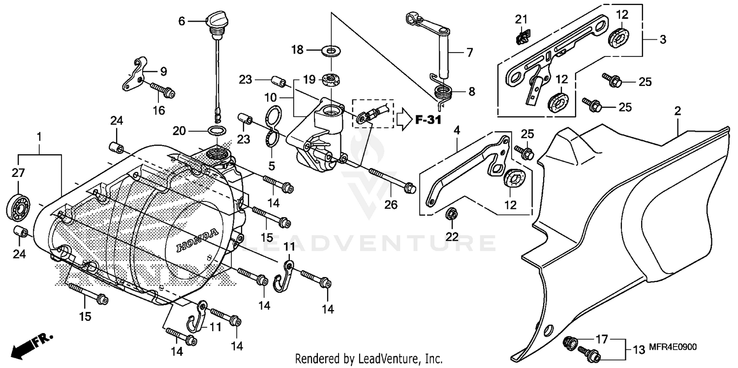 LEFT CRANKCASE COVER