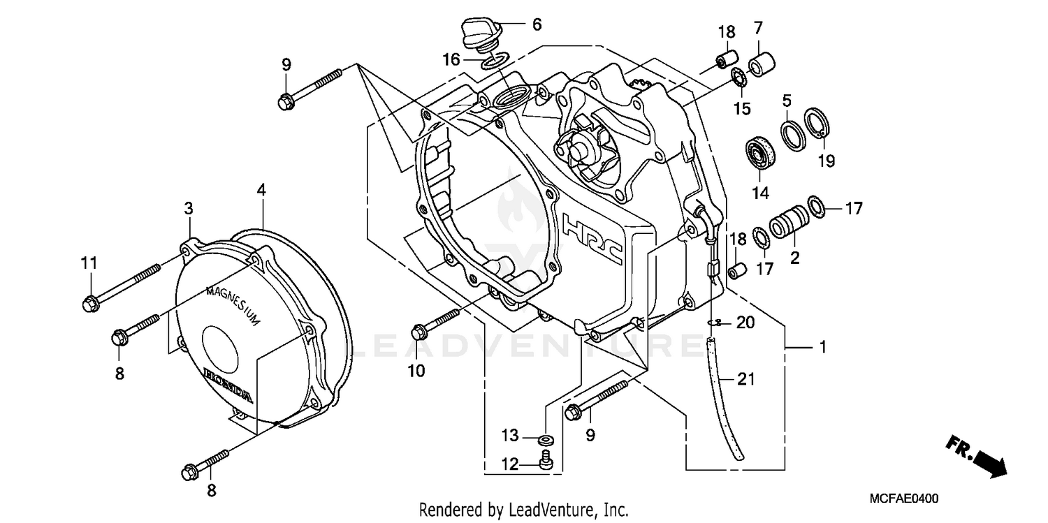 RIGHT CRANKCASE COVER