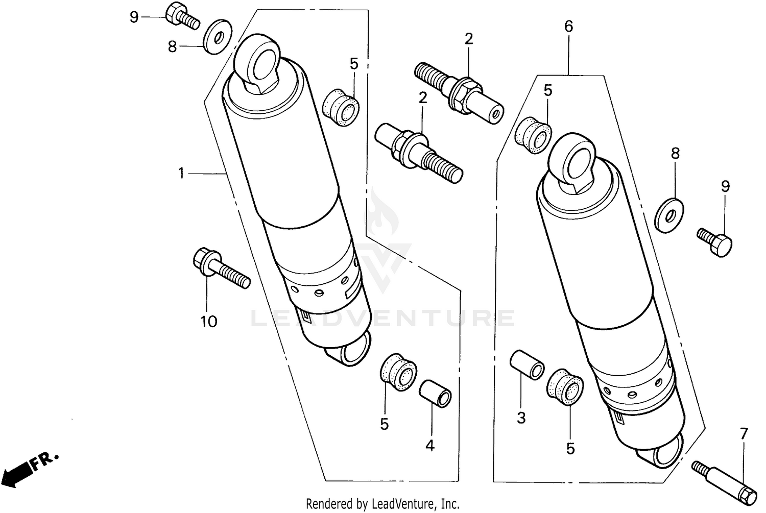 REAR SHOCK ABSORBER