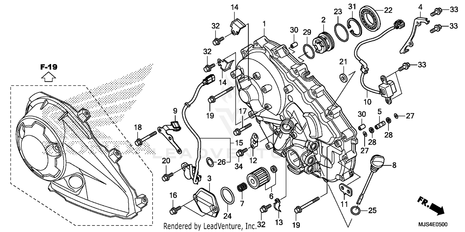 RIGHT CRANKCASE COVER