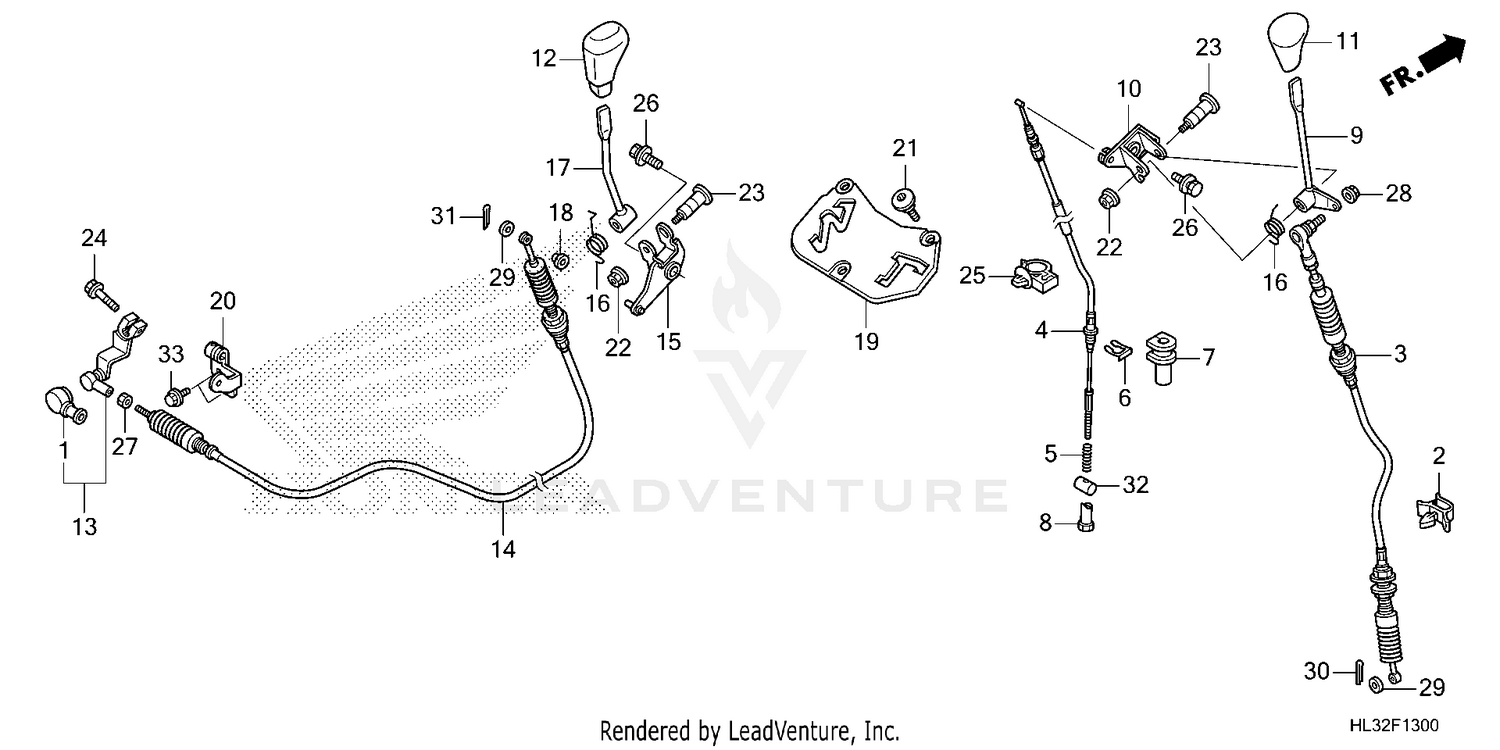 SHIFT LEVER@SELECT LEVER
