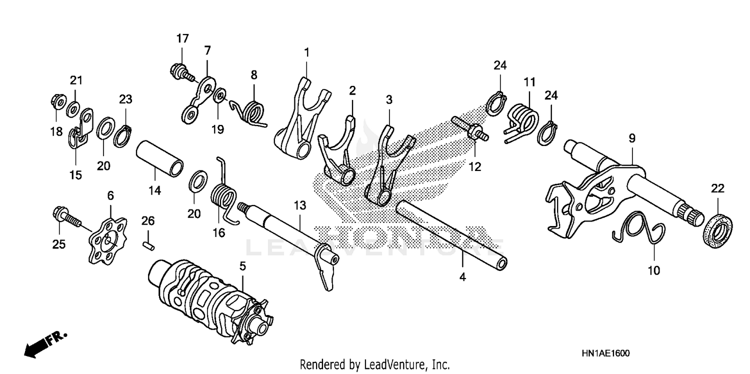 SHIFT DRUM + SHIFT FORK