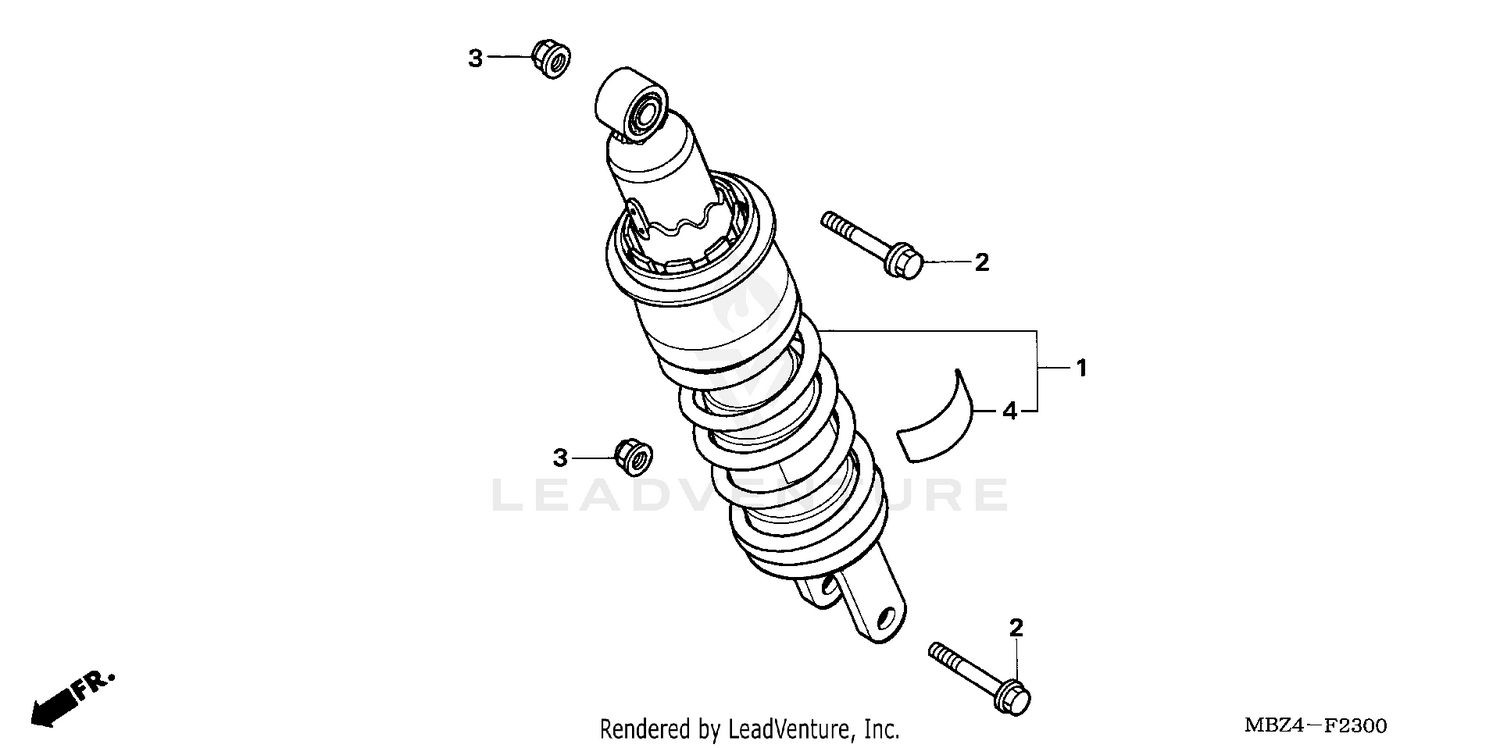 REAR SHOCK ABSORBER
