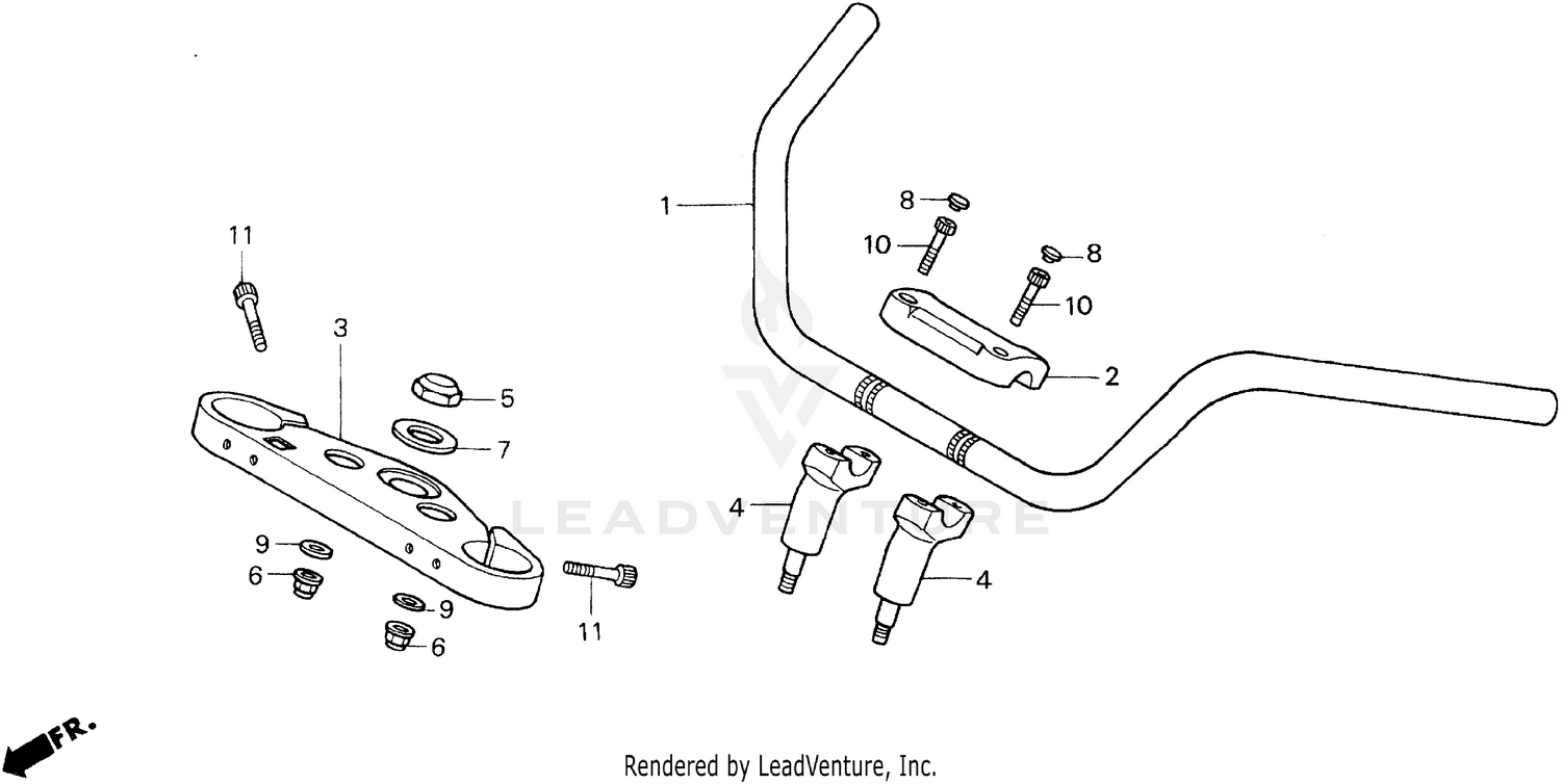 HANDLEBAR + TOP BRIDGE