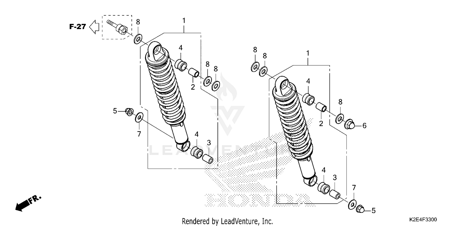 REAR SHOCK ABSORBER