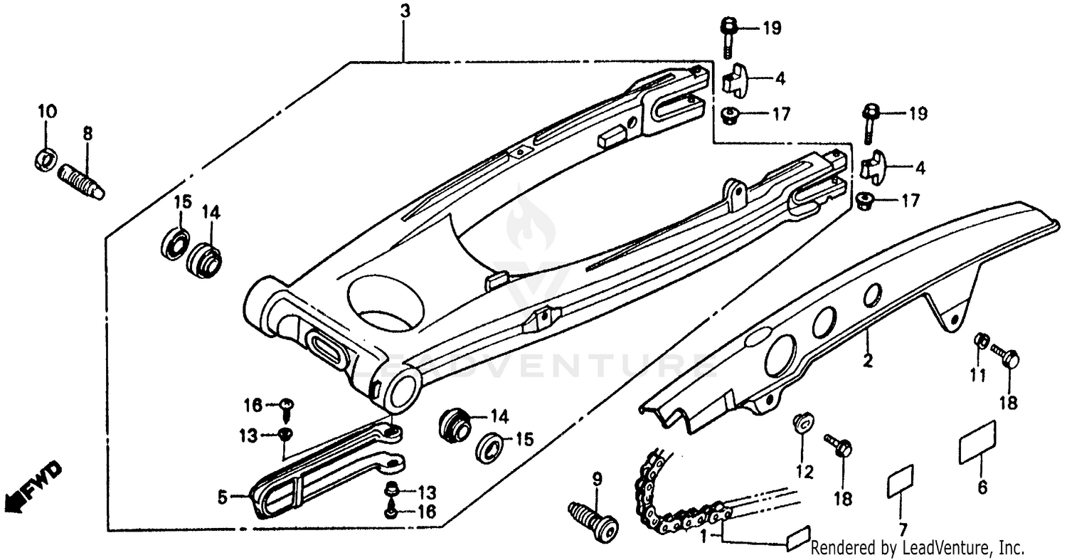 SWINGARM + CHAIN CASE