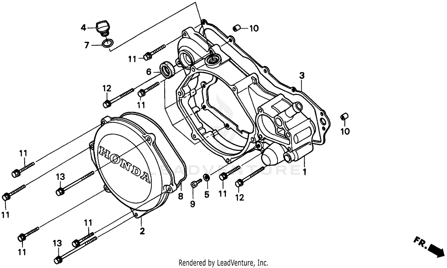 RIGHT CRANKCASE COVER