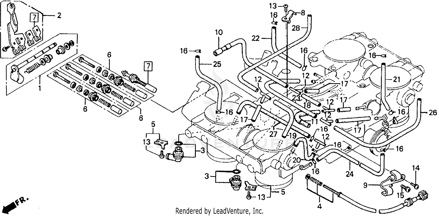 THROTTLE BODY COMPONENTS