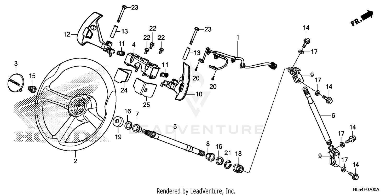 STEERING WHEEL@STEERING  SHAFT