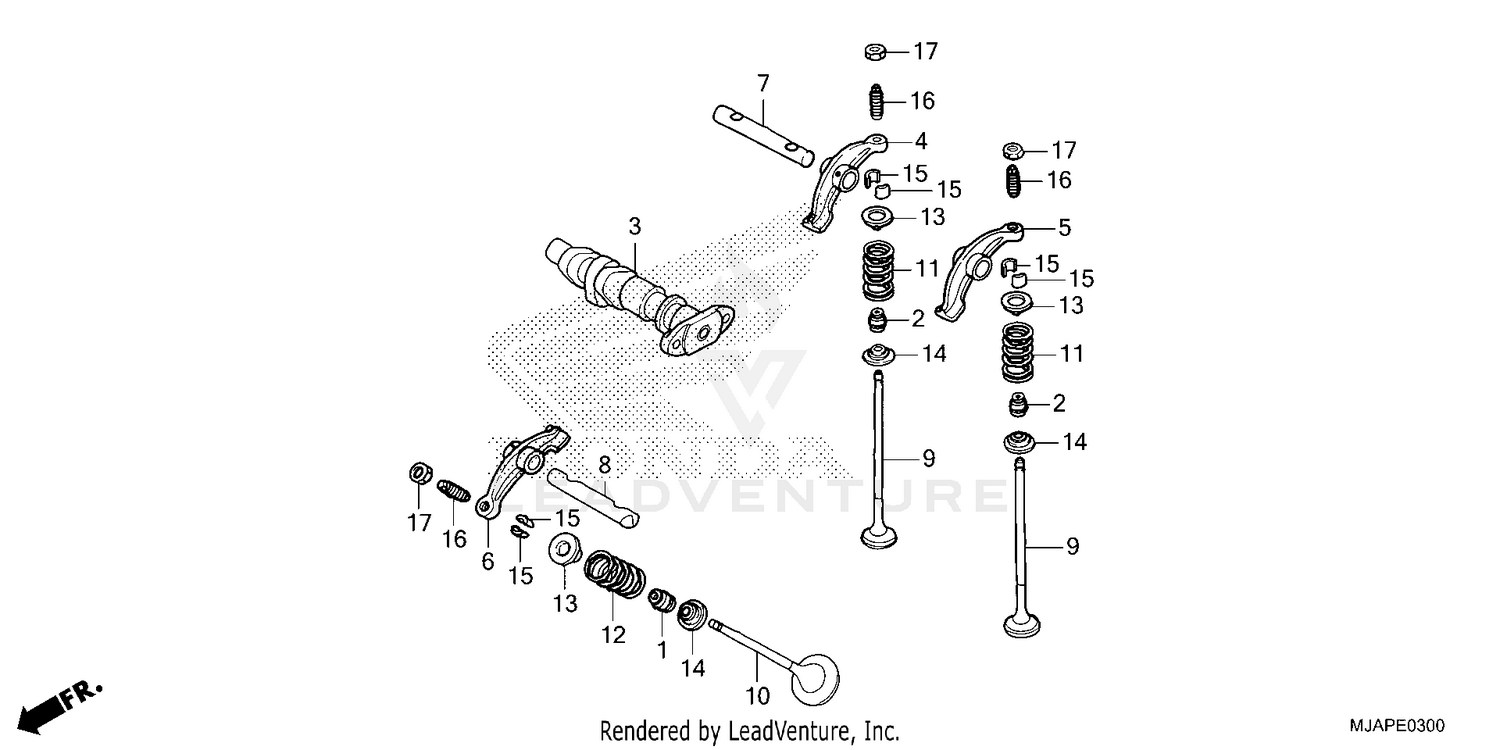 CAMSHAFT@VALVE (FR.)