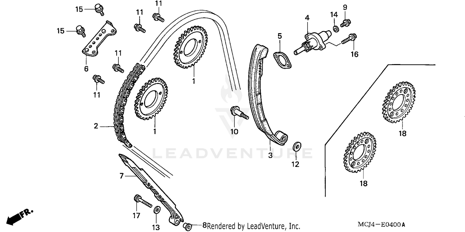 CAM CHAIN + TENSIONER