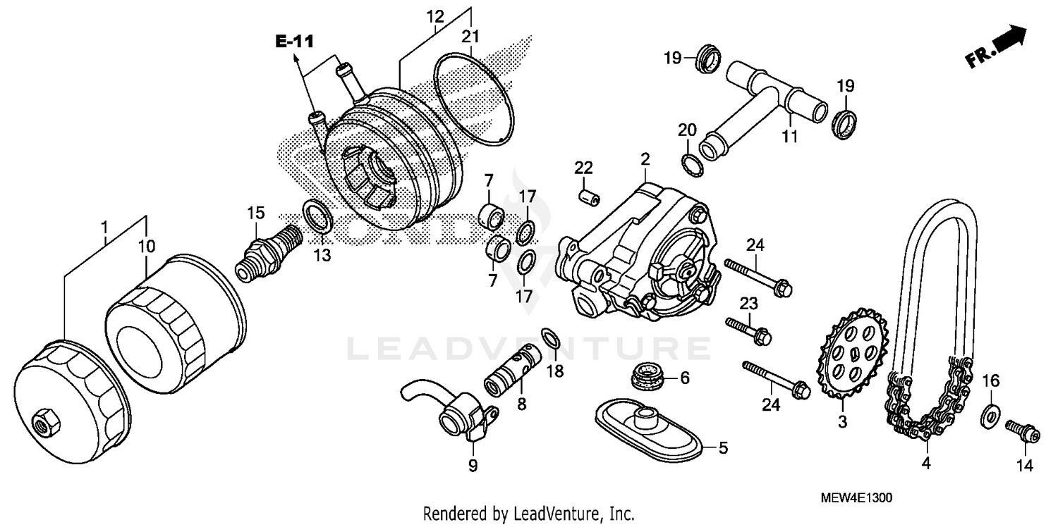 OIL FILTER + OIL PUMP