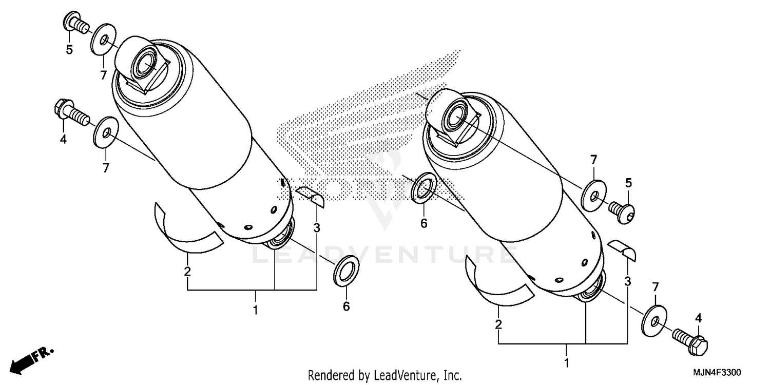REAR SHOCK ABSORBER