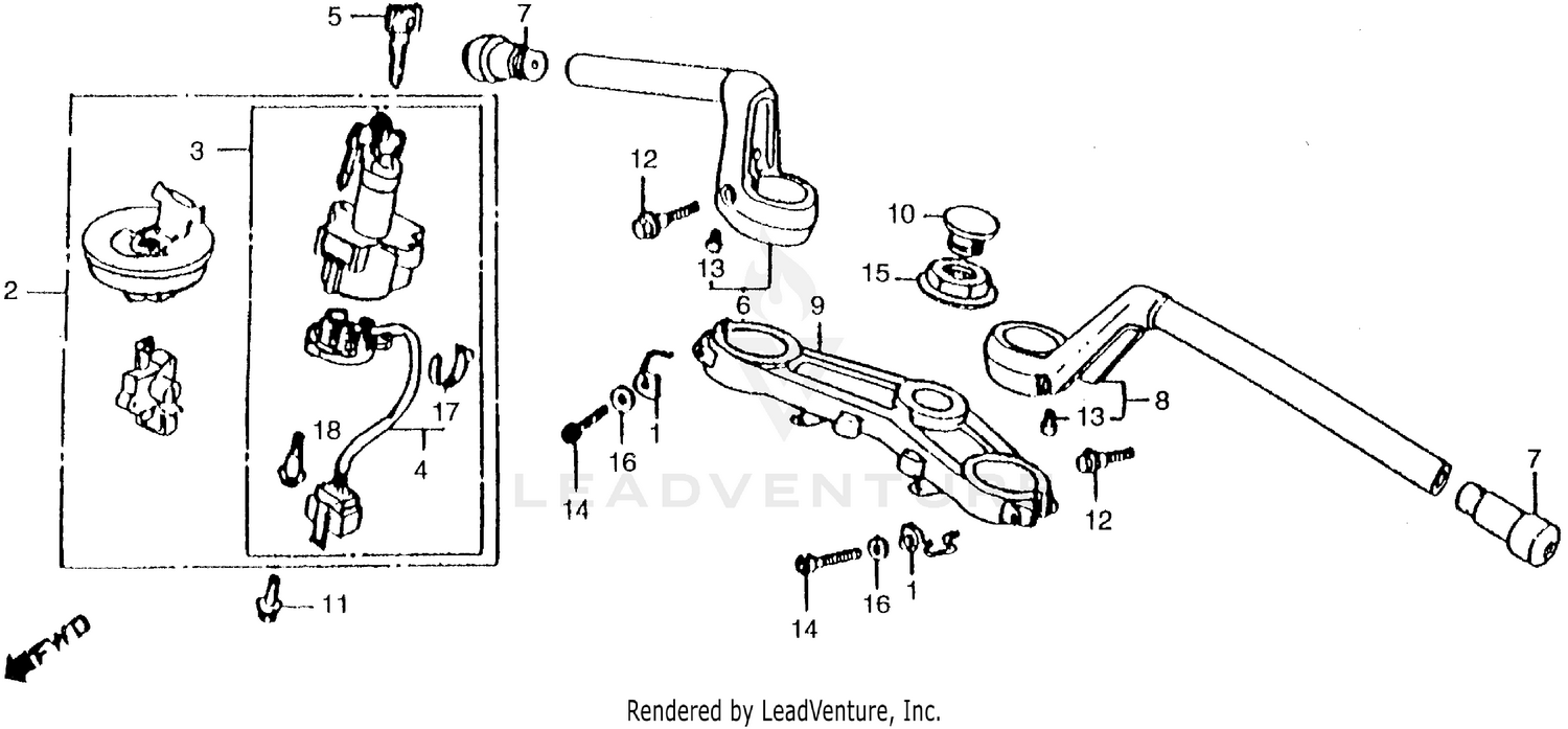 HANDLEBAR + TOP BRIDGE
