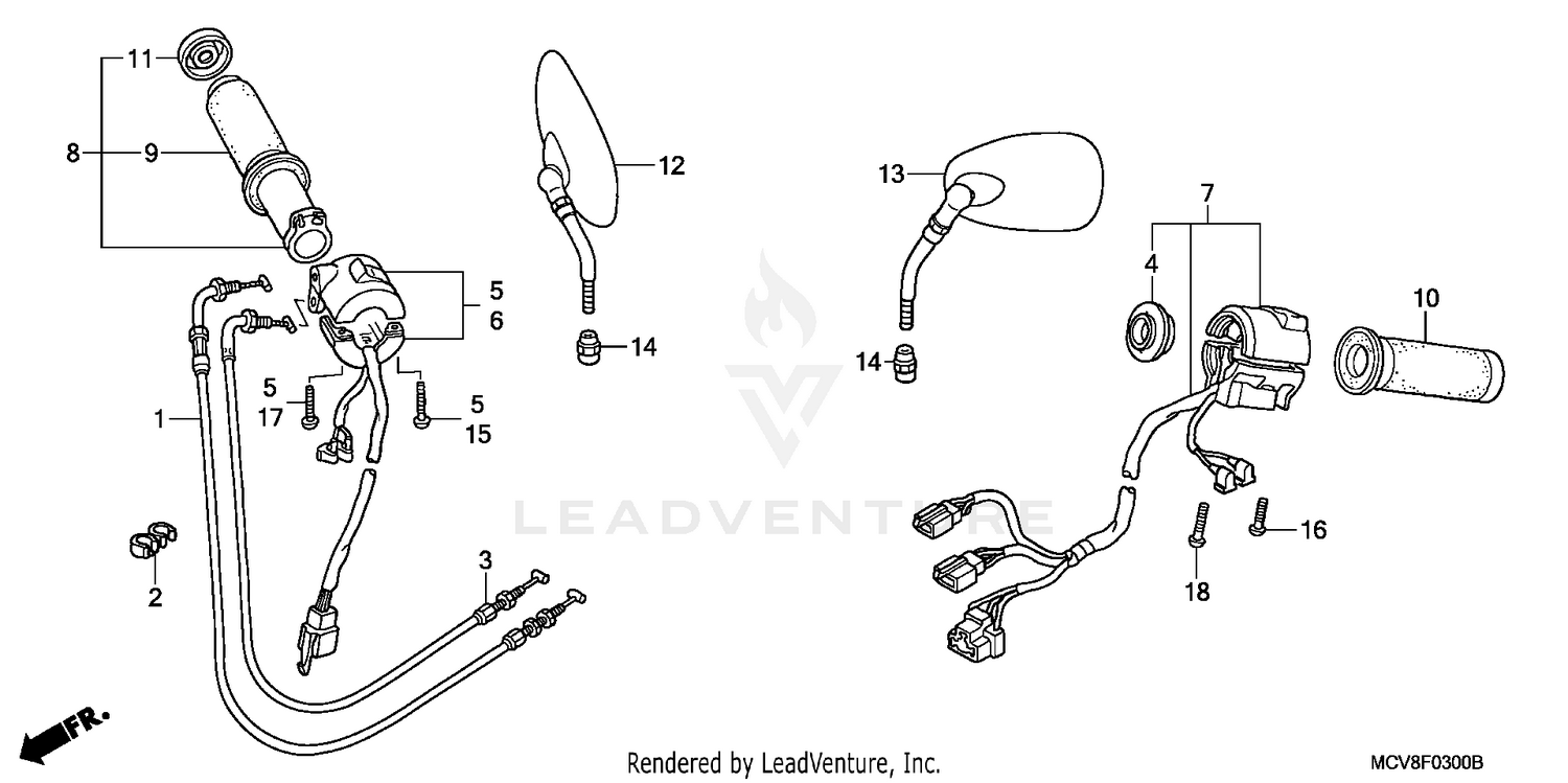 HANDLE SWITCH + CABLE