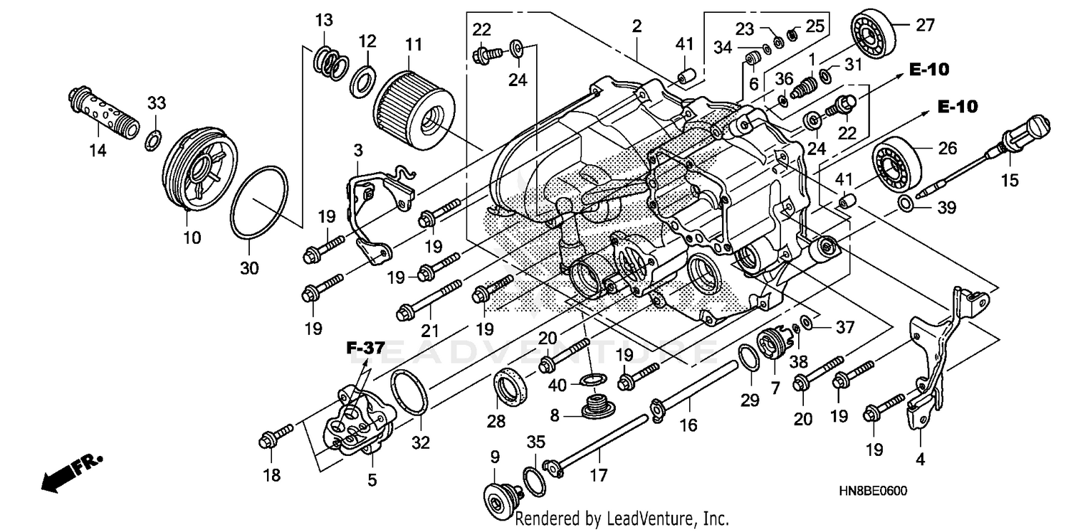 FRONT CRANKCASE COVER