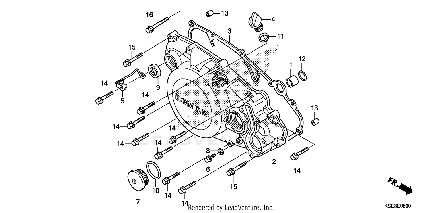 RIGHT CRANKCASE COVER