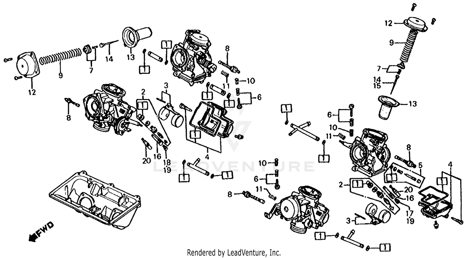 CARBURETOR COMP. PARTS