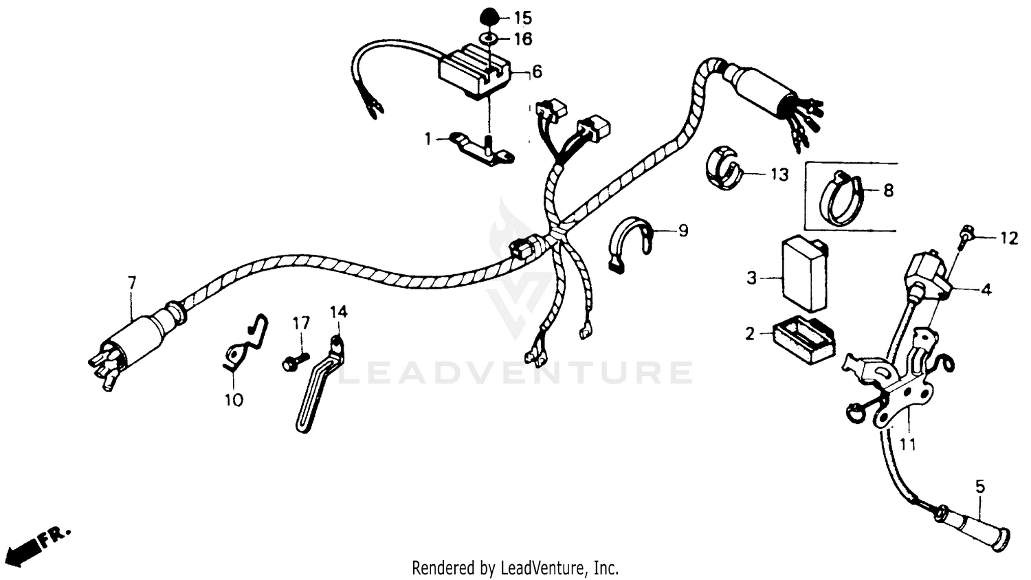 WIRE HARNESS 85-87