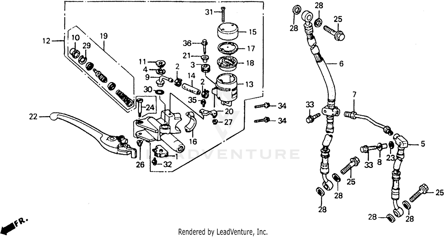 FRONT BRAKE MASTER CYLINDER
