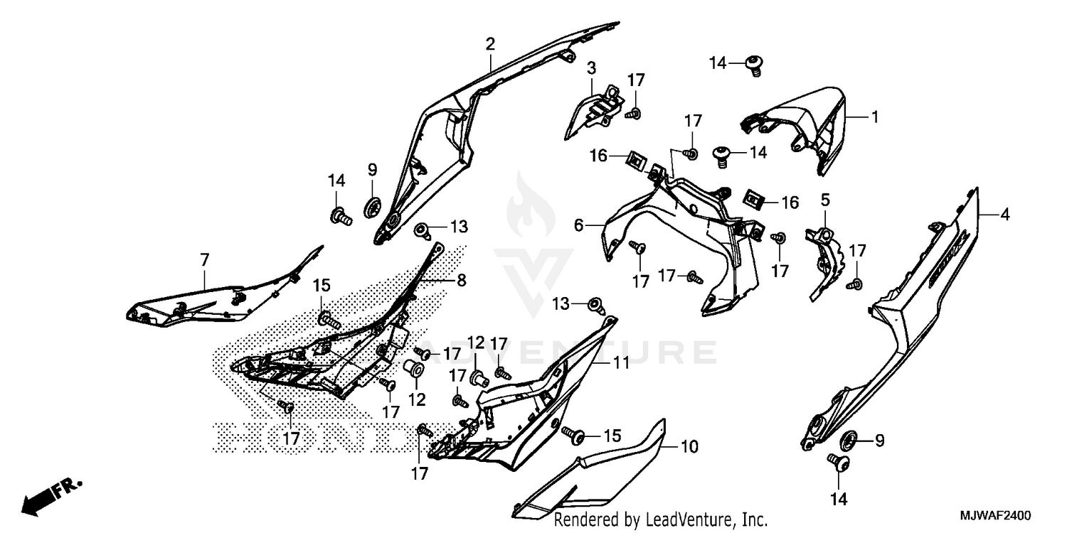 SIDE COVER@REAR COWL