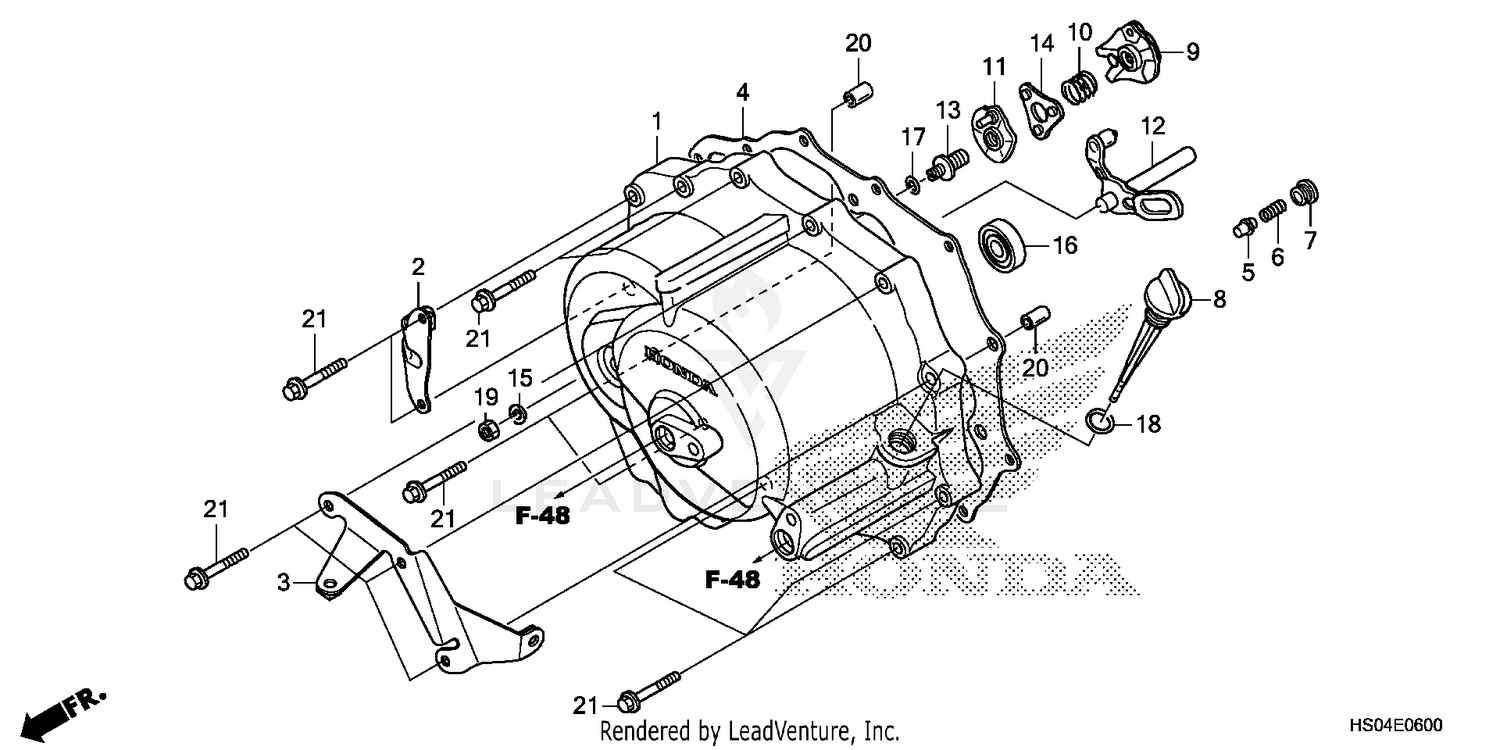 FRONT CRANKCASE COVER    (1)