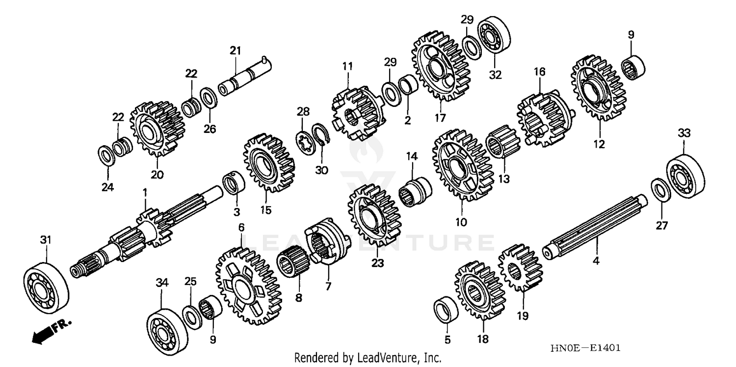 TRANSMISSION (TRX450FM)