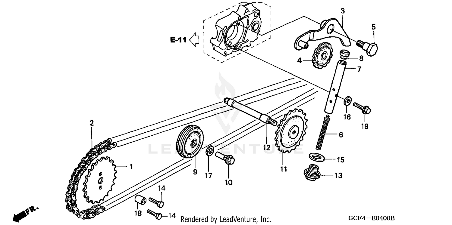 CAM CHAIN + TENSIONER