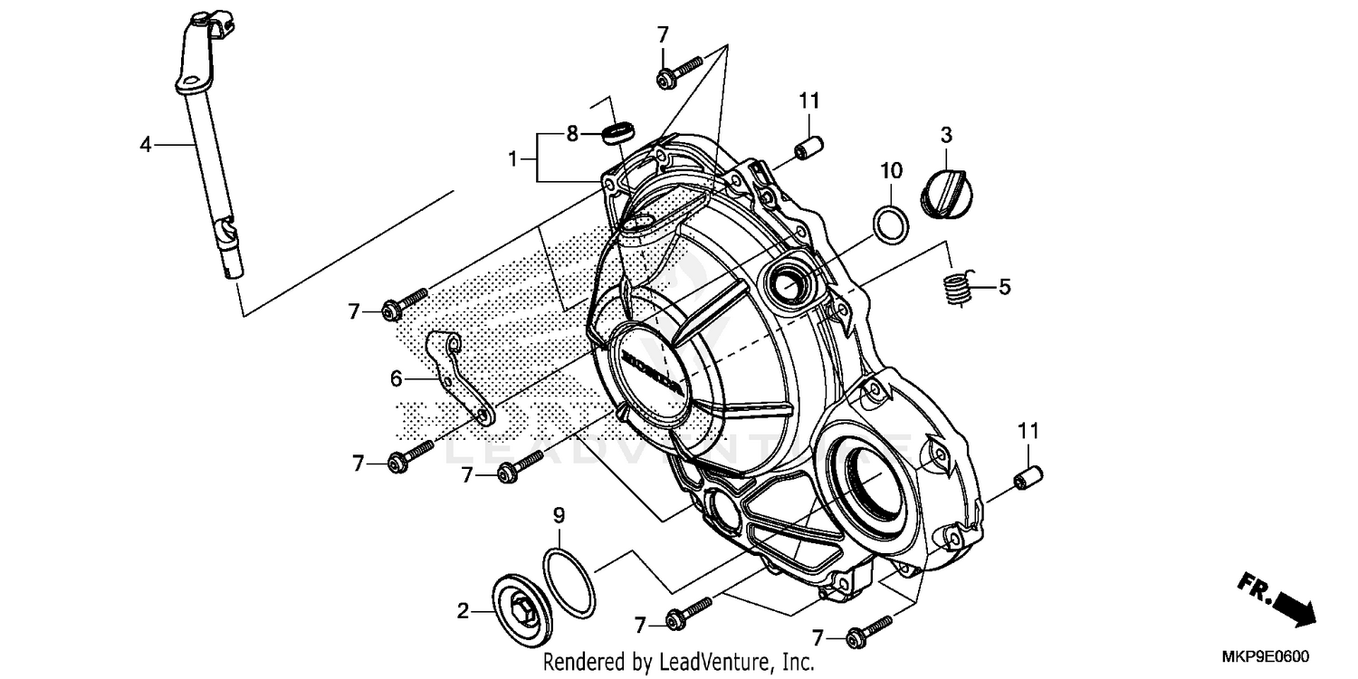 RIGHT CRANKCASE COVER