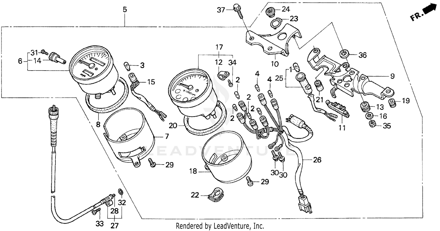 SPEEDOMETER + TACHOMETER