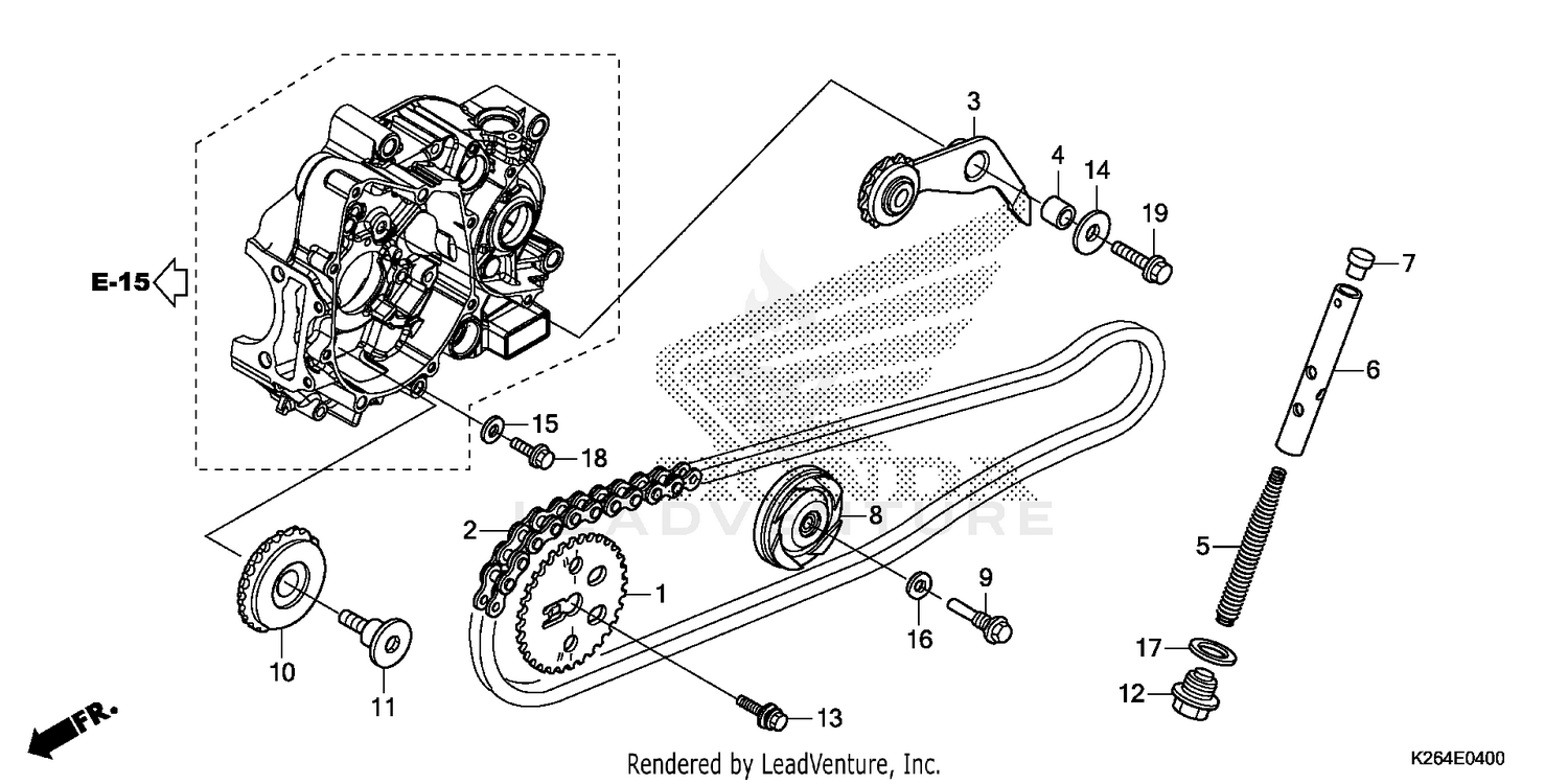 CAM CHAIN@TENSIONER