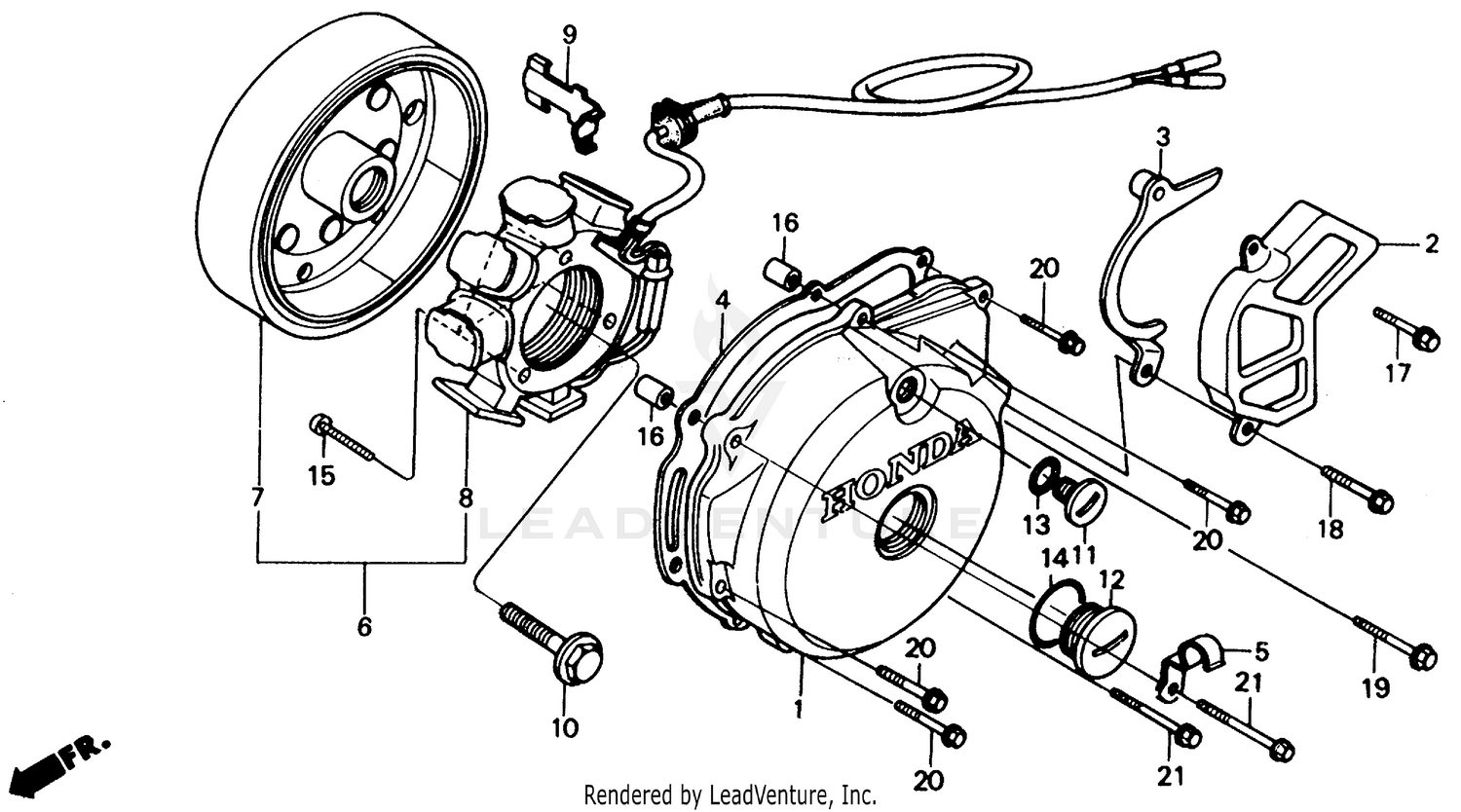 LEFT CRANKCASE COVER