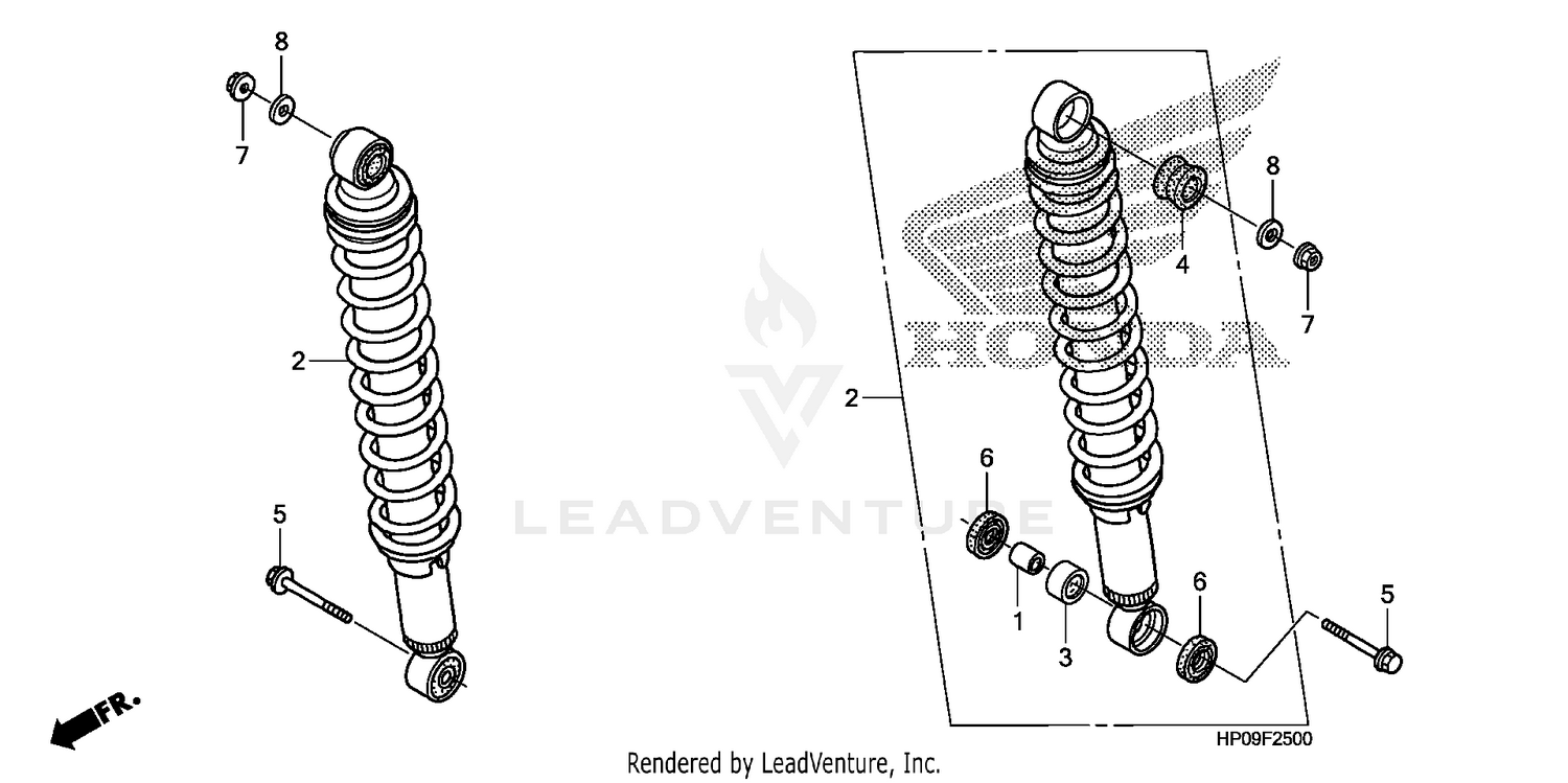 REAR SHOCK ABSORBER