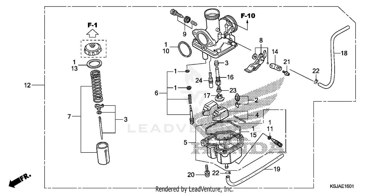 CARBURETOR (CRF100F)
