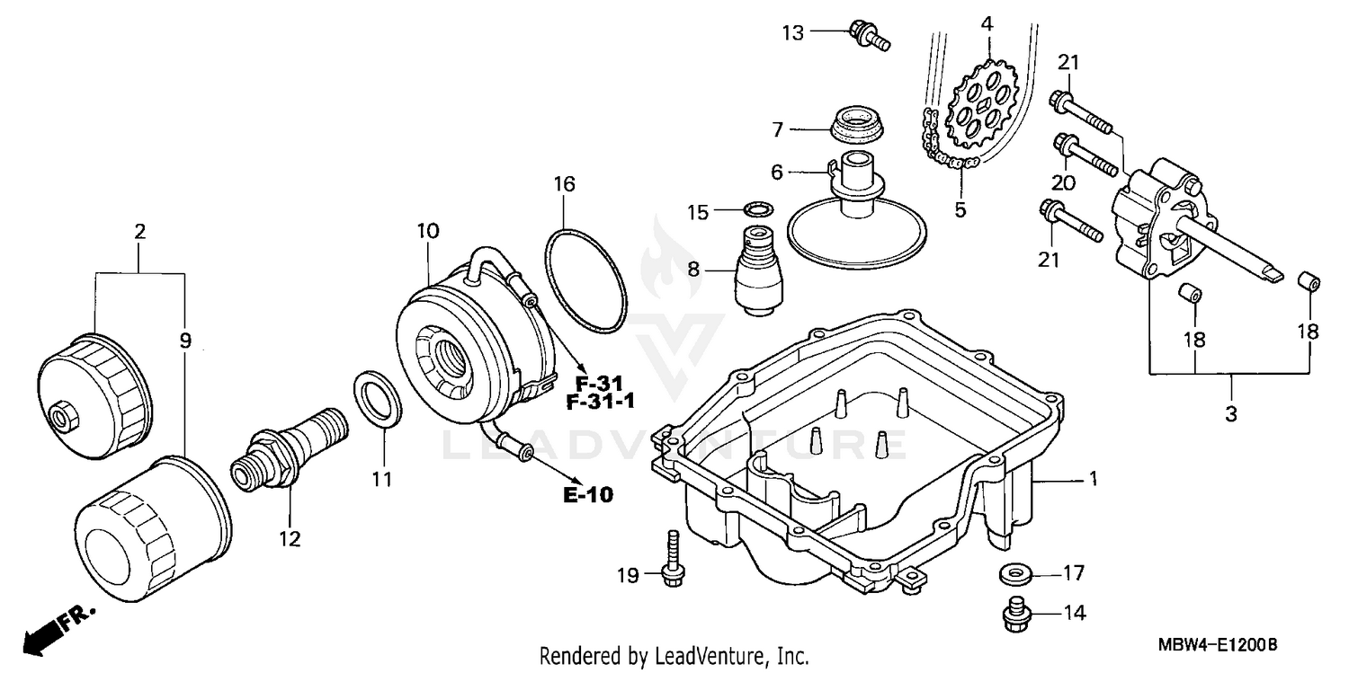 OIL PAN + OIL PUMP