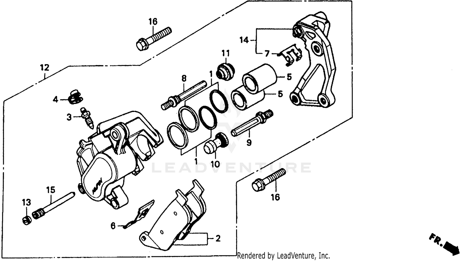 FRONT BRAKE CALIPER 94