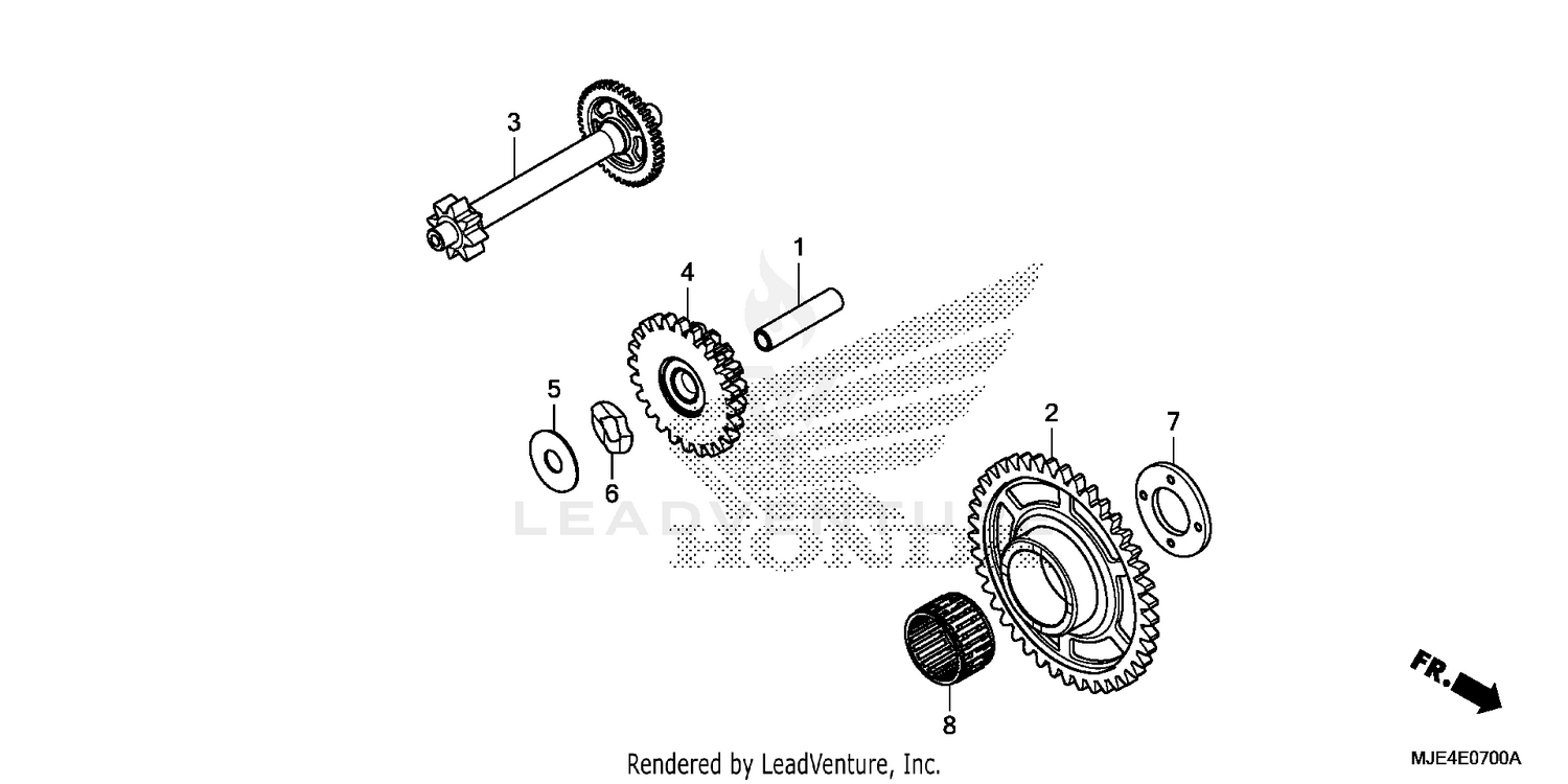 STARTING DRIVEN GEAR