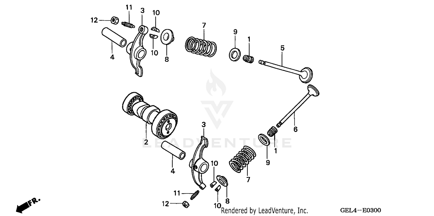CAMSHAFT + VALVE
