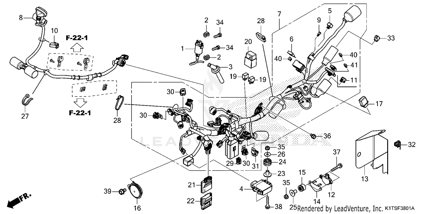 WIRE HARNESS (CRF300LRA)